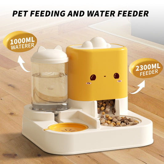 Pet Feeding And Drinking Device