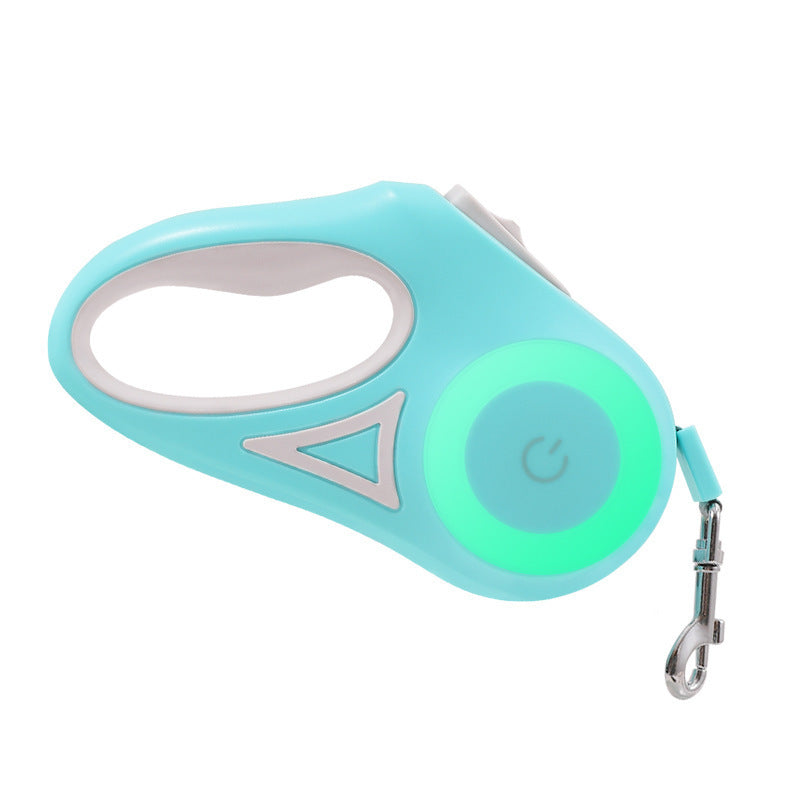 Dog Retractable Leash with Spotlight plus dog collar